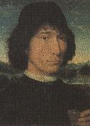 Sandro Botticelli Hans Memling,Man with a Medal (mk36) oil painting on canvas